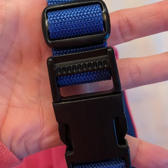 Vintage Fanny Bag Neon Color Block Multi-Compartment Adjustable Unisex OS New - Picture 8 of 11